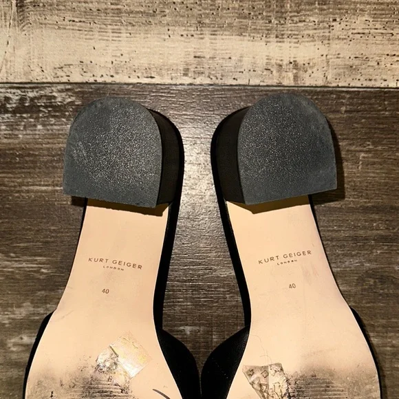Kurt Geiger Black Women's Slide Heel - Picture 7 of 7